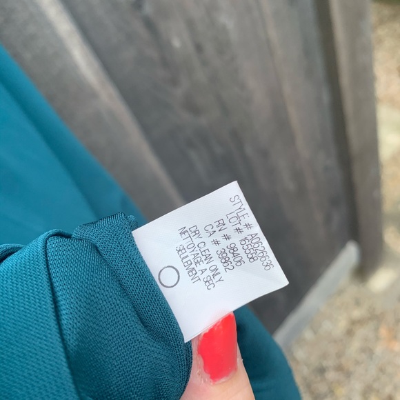 Theory Teal Formal Dress Size Small - Picture 9 of 9